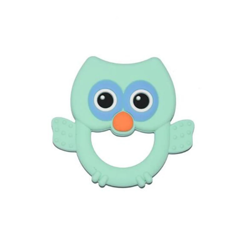 5 шт./упак. Снежинка бусы Детские Прорезыватель для зубов DIY соски с цепочкой