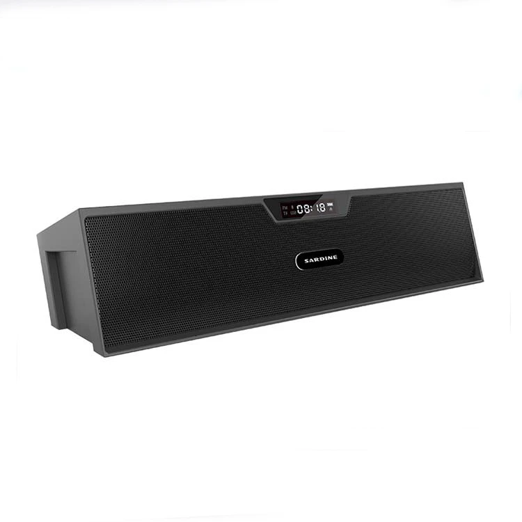 Sardine SDY-019 беспроводной Bluetooth динамик fm-радио 10 Вт портативный стерео сабвуфер Hi-Fi динамик s плеер с sd-картой - Цвет: all black