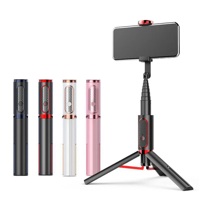 

Wireless Bluetooth Compatible Selfie Stick Tripod Expandable Monopod with Remote Control