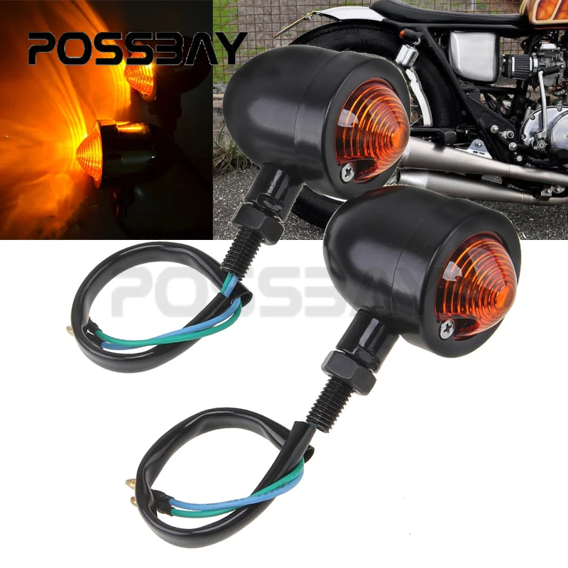 1 пара универсальные мотоциклетные поворотники POSSBAY|motocross lamp|motocross ledmotocross universal |