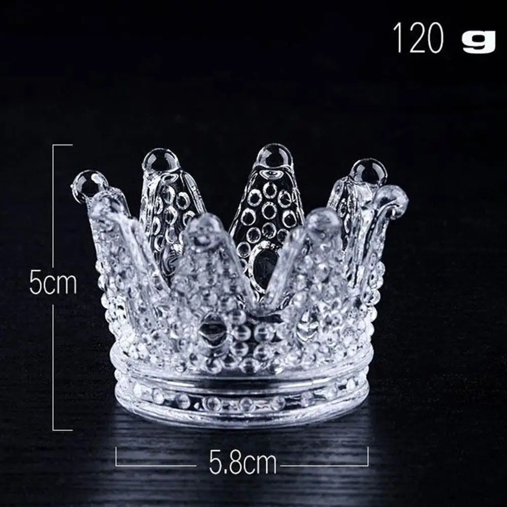 Подсвечник Crown Хрустальная пепельница высокое боросиликатное стекло практичная