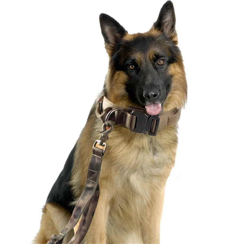 

Reflective Nylon Dog Collar Military Comfortably/Durable Adjustable Pet Collars for Medium Large Dogs Pitbull German Shepherd
