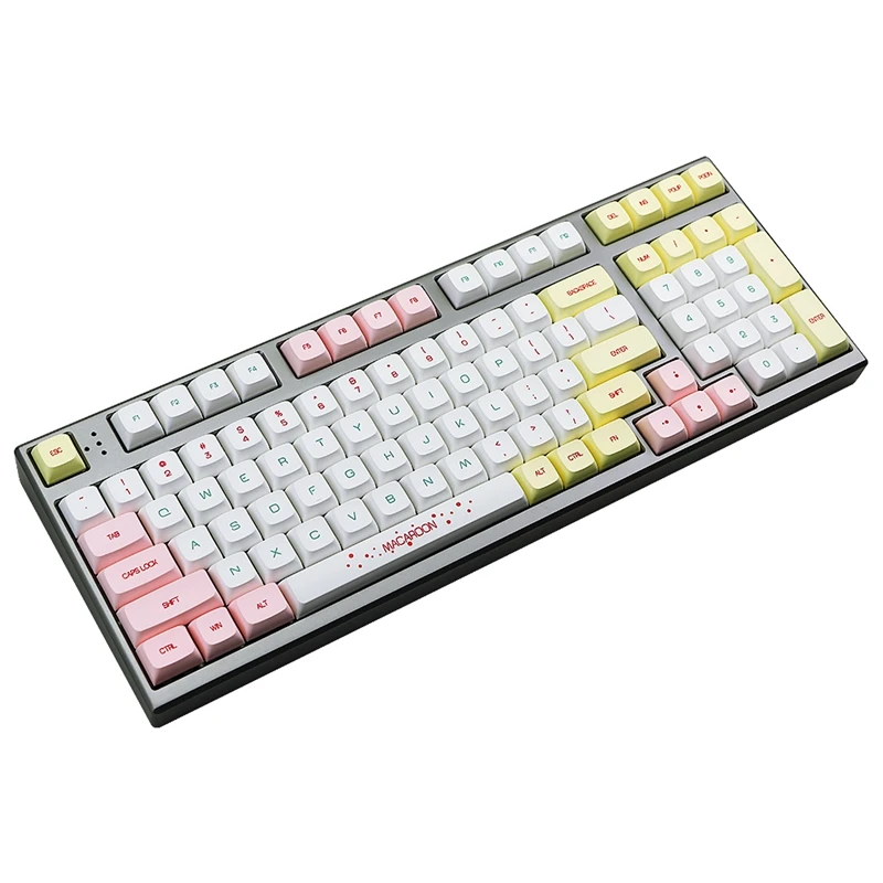 

144 Keys XDA Profile Keycaps 5 Side Dye Subbed PBT Key Cap Mechanical Keyboard Keycaps for MX Switches