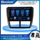 Автомагнитола Bosion 2DIN Android 10 для Subaru Forester 3 SH Impreza 2007-2013 Carplay 4 Гб + 64 ГБ, Автомобильный мультимедийный GPS Авторадио DSP