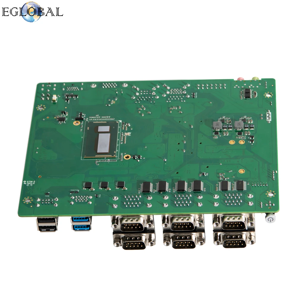Промышленный мини ПК Eglobal DDR4 2 * lan 6 com intel core i5 8250U i7 8550U защищенный Безвентиляторный
