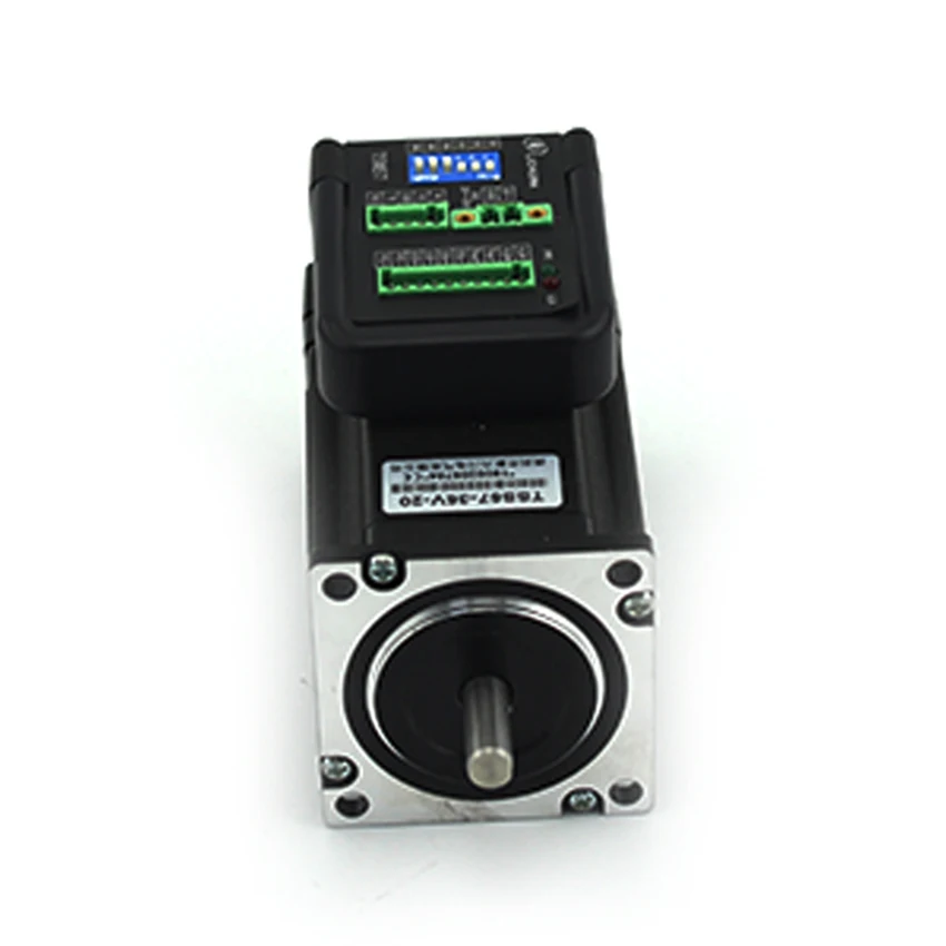 Фото Nema23 57 мм TSS57-36V-20 24 В ~ 40 переменного тока встроенный сервопривод с замкнутым циклом Nema23 57 мм TSS57-36V-20 24 В ~ 40 переменного тока встроенный сервопривод с замкнутым циклом