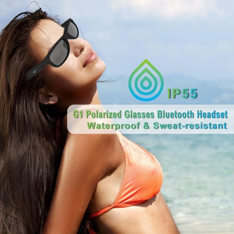 Новые технологии портативные Bluetooth умные солнцезащитные очки костная