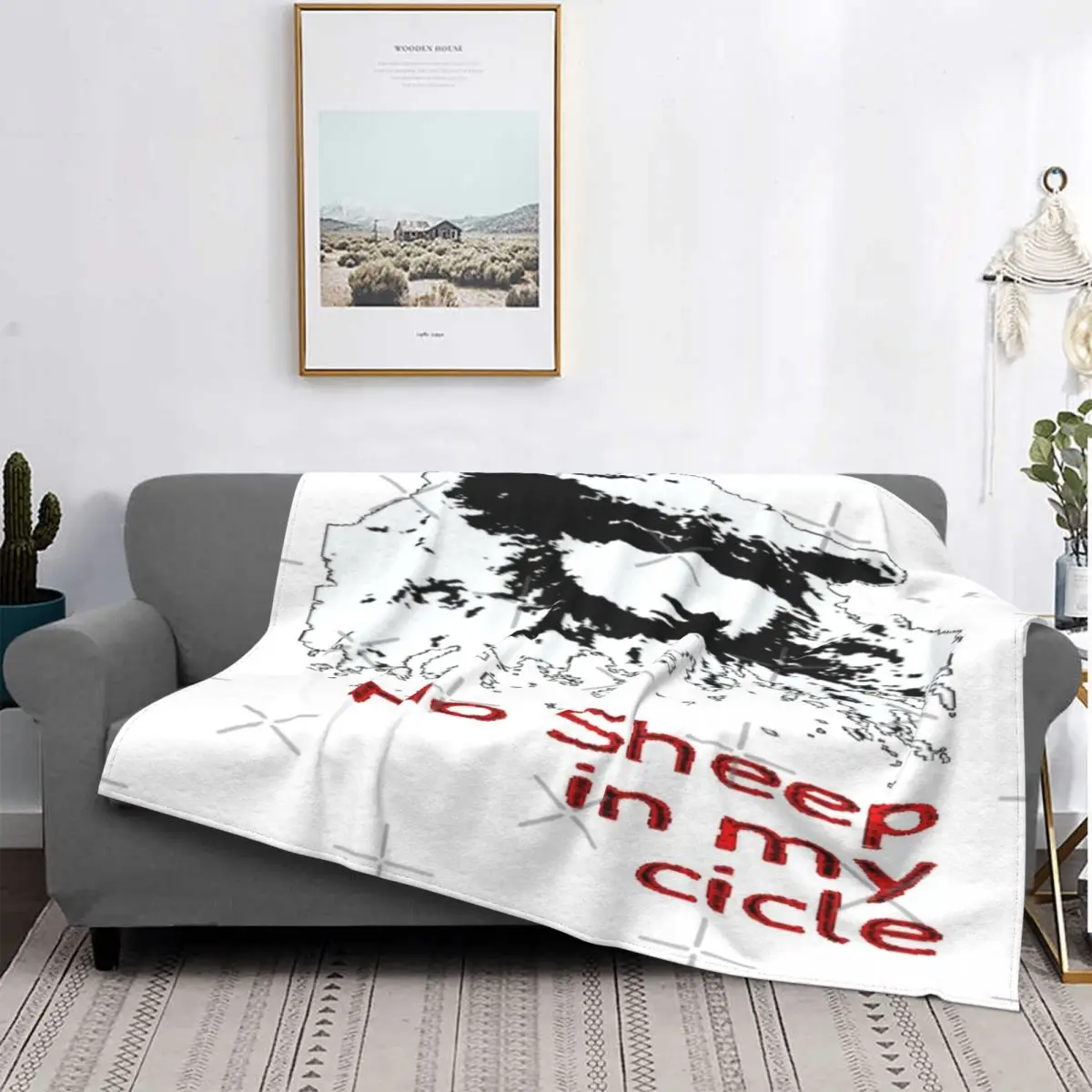 

Без овец в моем круге-1 manta, colcha, cama, muselina a Куадрос, аниме, manta Kawaii, funda для детей