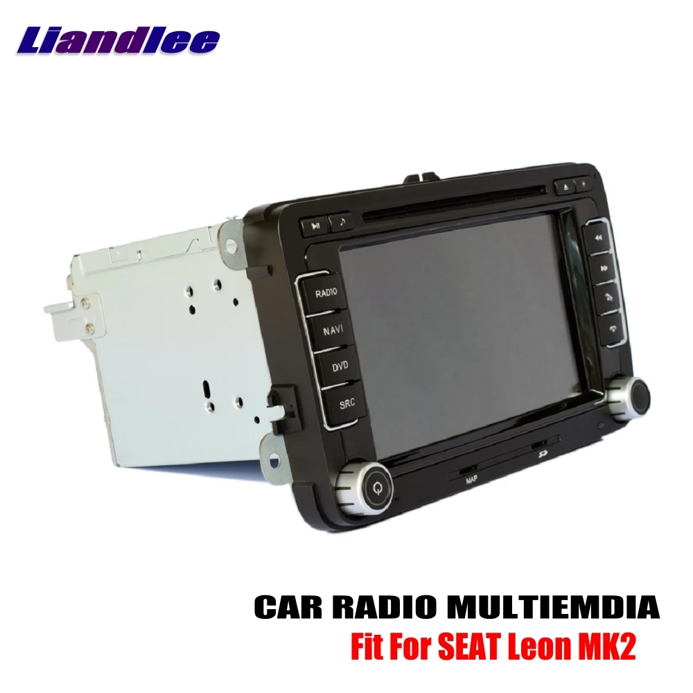 Liandlee Android 2 Din автомобильное радио для SEAT Leon MK2 2005 ~ 2011 CD DVD плеер GPS Navi навигация
