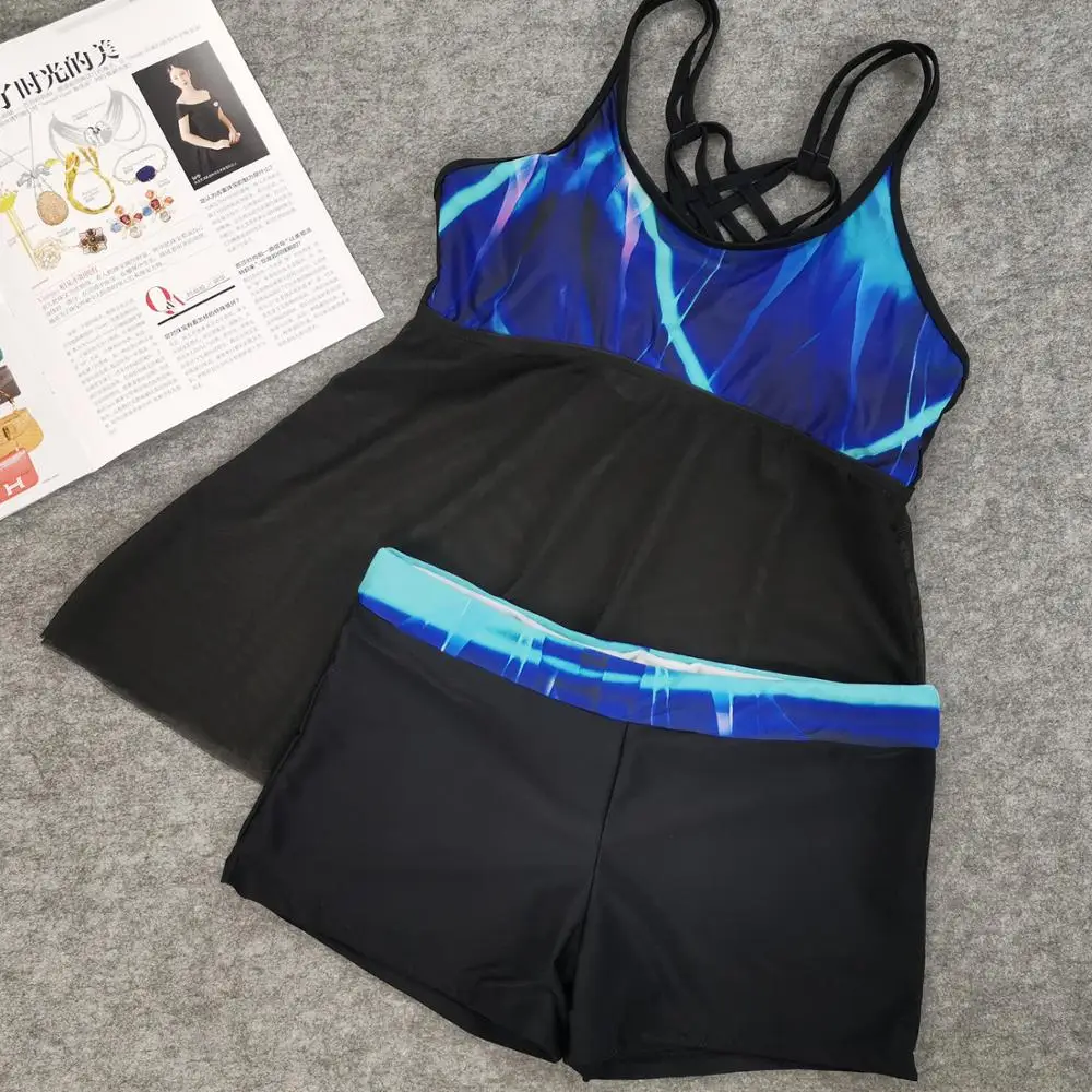 Бикини PARAKINI на бретельках с принтом сзади комплект танкини 2020 женский купальник