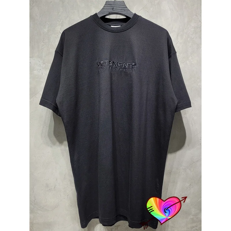 

Мужская/женская футболка-оверсайз с вышивкой в виде букв