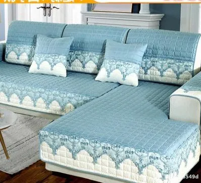 

Winter new thick plush sofa cushion, modern minimalist double color matching non-slip sofa towel cushion cove