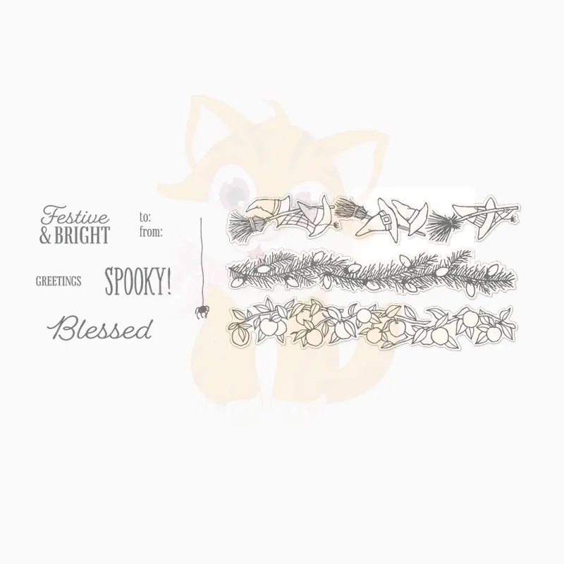 

FESTIVE & BRIGHT Stamps And Dies New Arrival Scrapbook Diary Decoration Stencil Embossing Template Diy Greeting Card Handmade