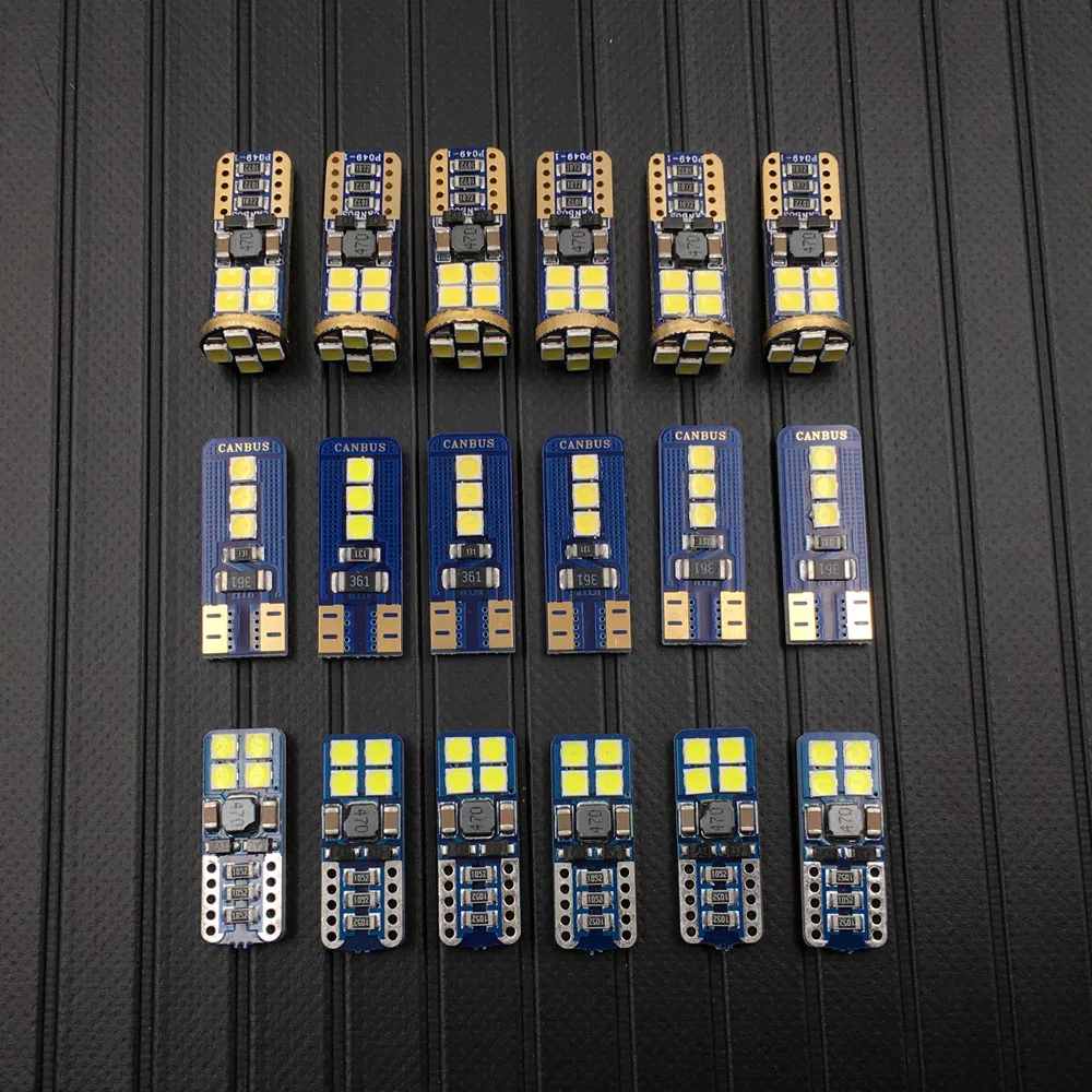 T10 wy5w canbus безотказная светодиодная лампа 3030 smd световой индикатор автомобиля w5w 194 поворотная сигнальная лампа OBD без прибора ошибки габаритная лампа