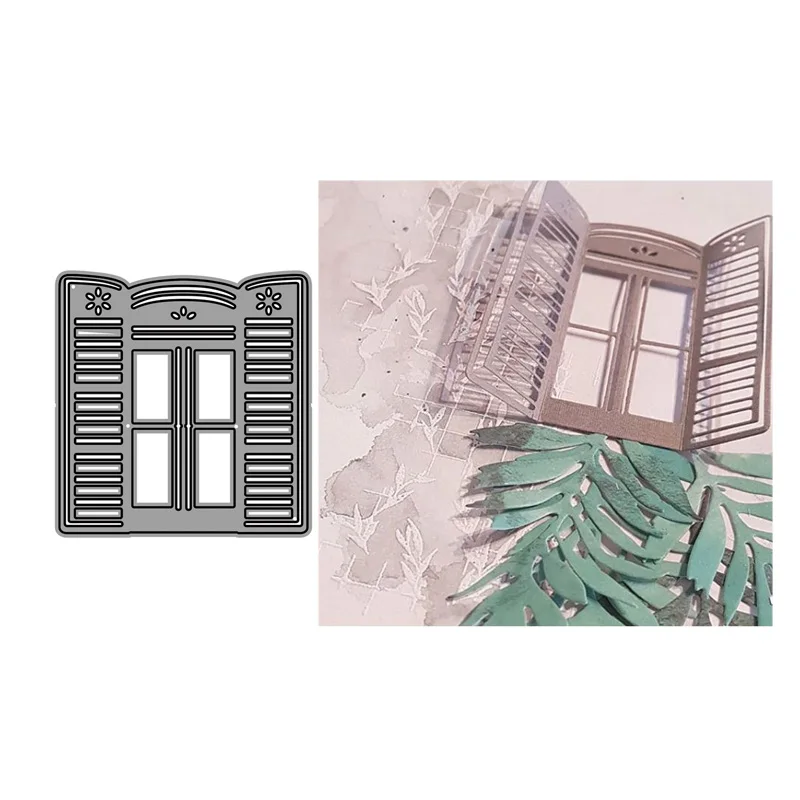 Новое поступление 2019 трафареты для вырезания металлических окон скрапбукинга