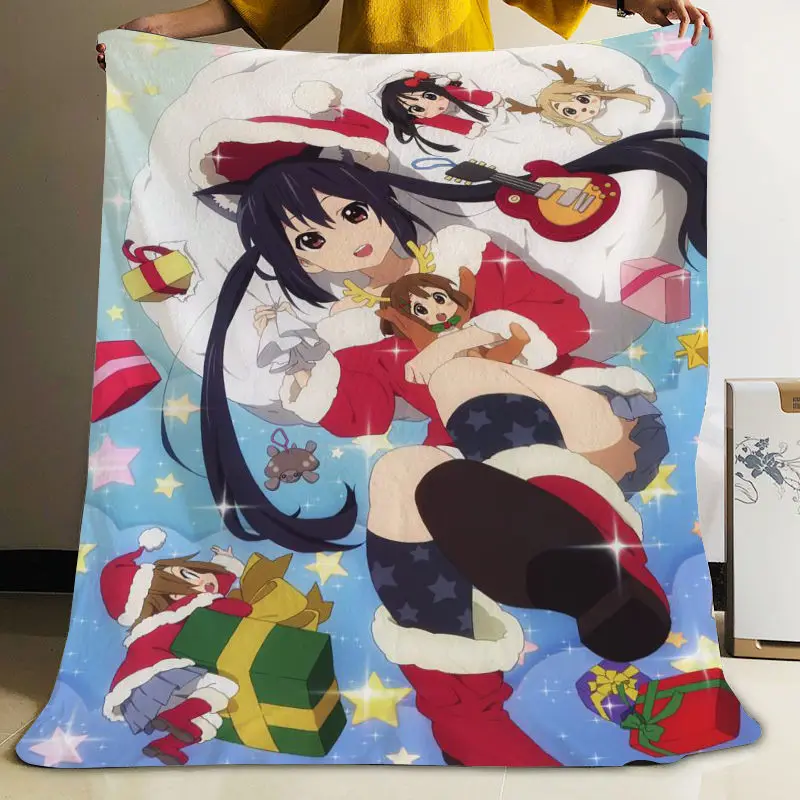 ?? Musifeカスタム漫画クリスマスガールフランネル毛布デザイン独自の毛布フランネル毛布ソファdiyのドロップシッピング