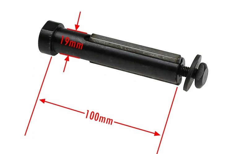 1 шт., 100 мм* 19 мм* M14/M10, полировка, соединительный стержень, используемый на углошлифовальной машине, болгарский, 100, 115, 125, полировщик