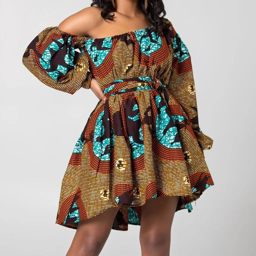 2020 африканские платья для женщин сексуальные вечерние свадьбы размера плюс мини