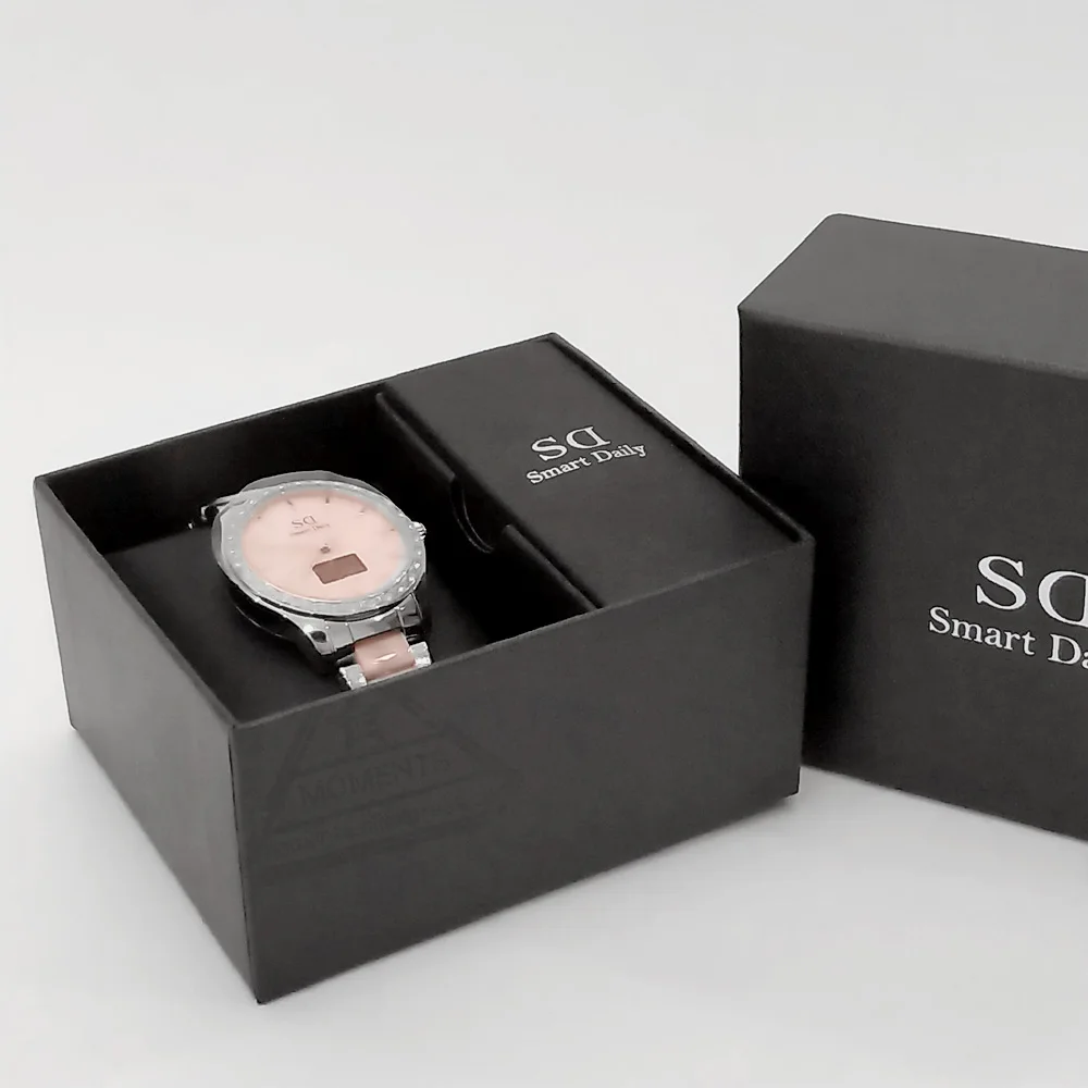 Леди Смарт часы браслет с Bluetooth оболочки Стразы для смартфонов|Мужские