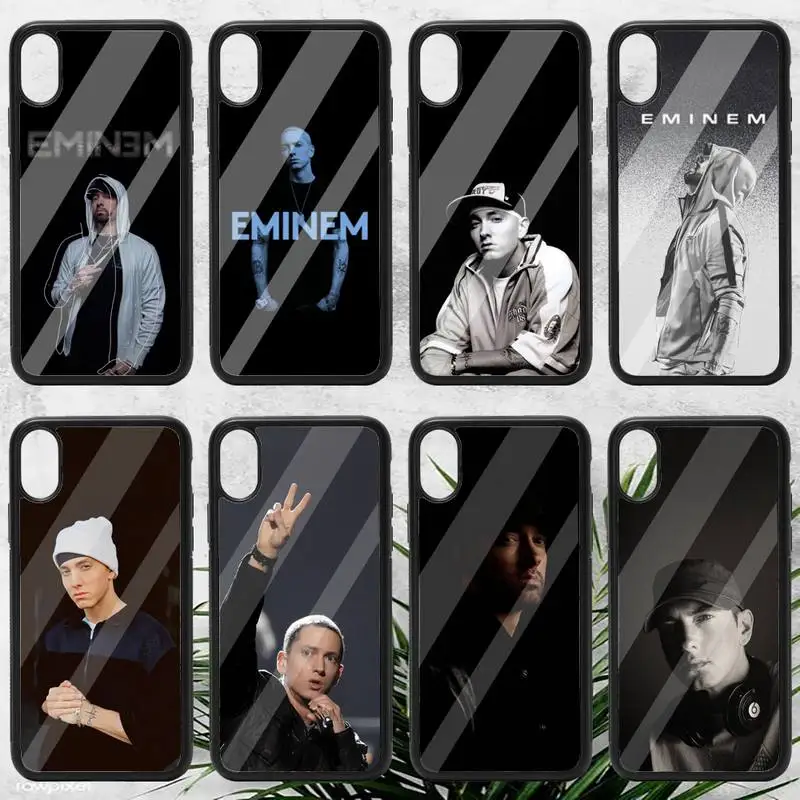 

Eminem rapper singer Phone Case PC for iPhone 11 12 pro XS MAX 8 7 6 6S Plus X 5S SE 2020 XR