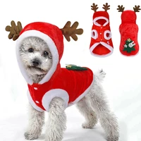 christmas style cute dog clothes cat costume puppy coat cheap pet clothing winter outfit for chihuahua small dogs accessories