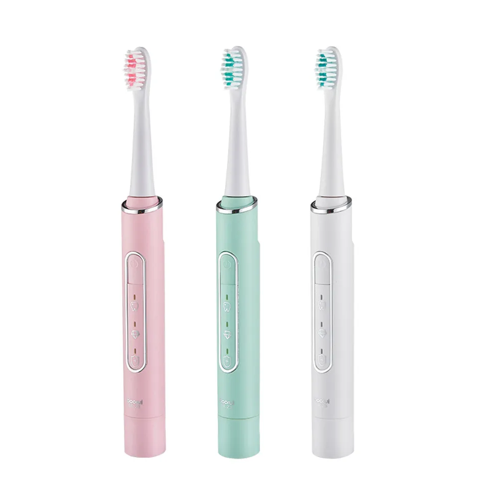 

Source Factory 2 IN 1 USB Charge Cleansing Brush Full Body Water Proof IPX7 Adult Oral Sonicare Electric Toothbrush
