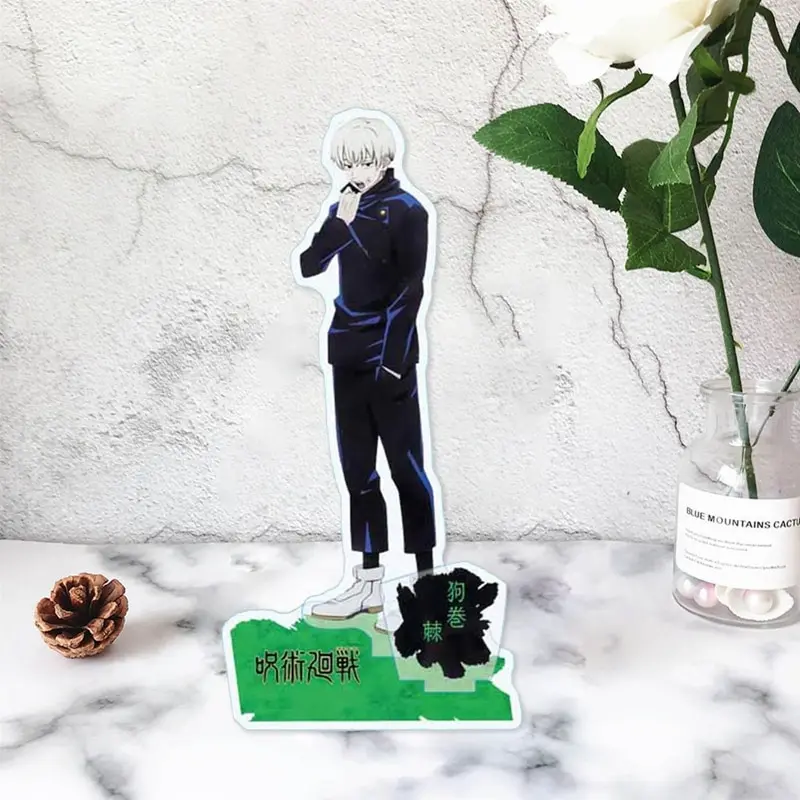 1 шт. крутая японская аниме юдзюцу кайсен фигурка на акриловой подставке модель