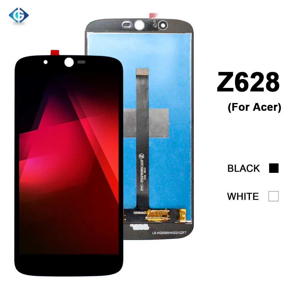 10 шт. ЖК дисплей 5 дюйма с сенсорным экраном дигитайзер для Acer Liquid Zest Plus T08 Z628 LCD 100%