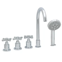 baby foldable bathtub faucet accessories hot cold bathroom mixer switch water tap spout waterfall acrylic shower floding