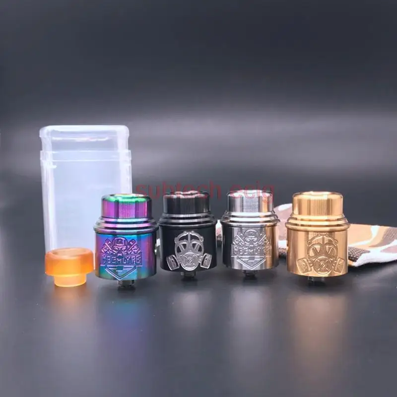 Newest Apocalypse Mechlyfe RDA With Wide Bore Drip Tip 24mm 4 Colors available Apocalypse X Mechlyfe Atomizer High quality