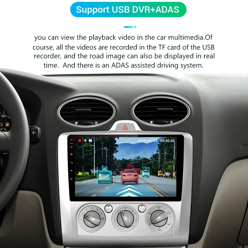 LDZDSEE 4G + 64G Android 9 0 DSP для ford focus 2 3 Mk2/Mk3 хэтчбек автомобильное радио Мультимедиа Видео