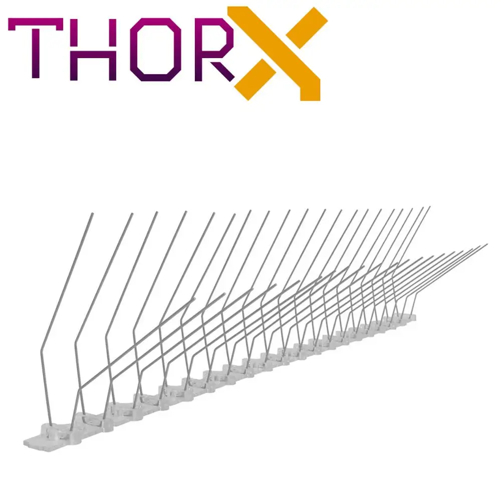 Шипы для отпугивания голубей 2 ряда шипы птиц на поликарбонатной базе высокое