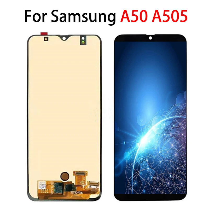 

ЖК-дисплей 6,4 дюймов Incell для Samsung Galaxy A50 LCD SM-A505FN/DS A505F/DS A505, ЖК-дисплей с сенсорным экраном и дигитайзером в сборе, ЖК-части