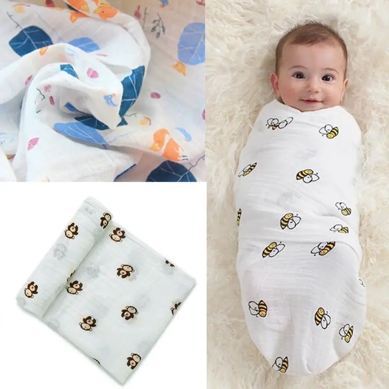 

The New Hot Selling Infant Baby Swaddling Blanket Nursery Newborn Baby Cotton Swaddle Towel