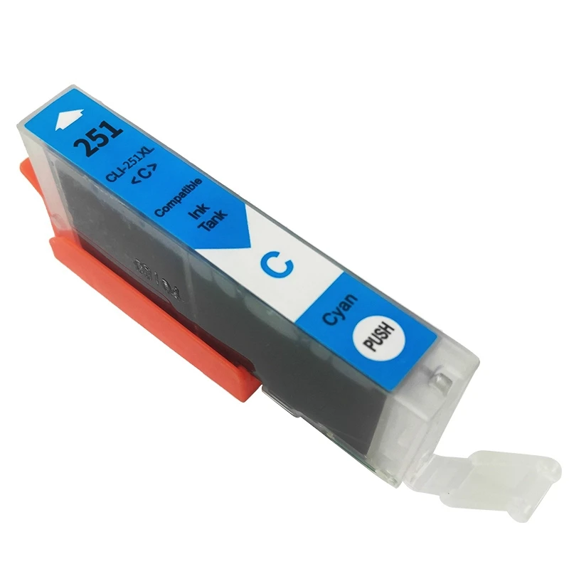 

6 Pack Printer Cartridge Chip Cartridge 6 Colors Ink Cartridge Suitable for CANON PIXMA MG5420/MG5422/MG5520/MG5522