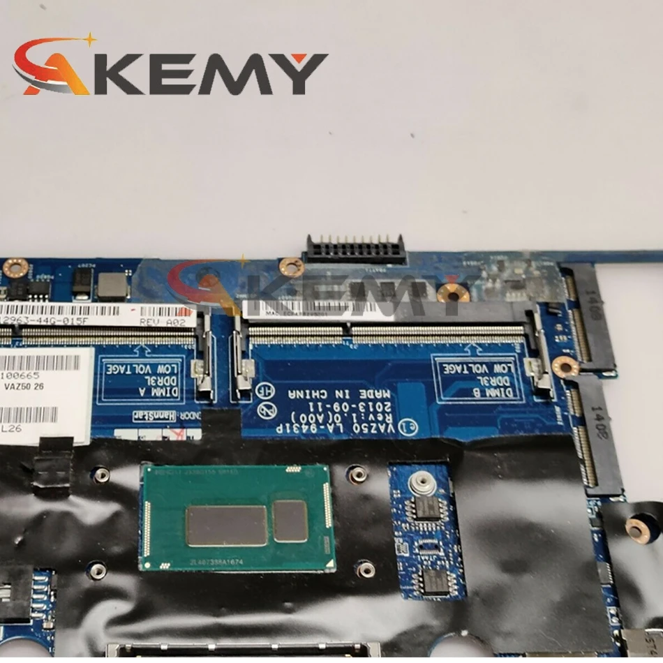 Оригинальная материнская плата для ноутбука DELL Latitude E7240 Core I5-4300U CN-0K3P5K 0K3P5K VAZ50 LA-9431P