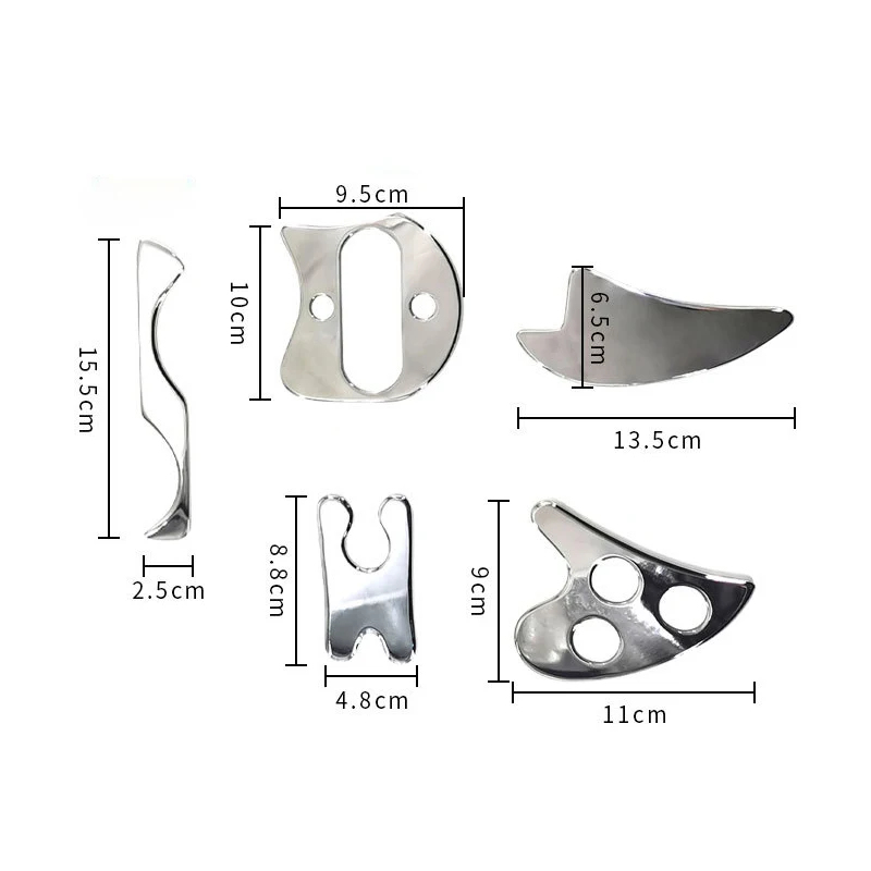 Meridian Massager Medical Stainless Steel Physiotherapy Fascia Knife Relax Muscle Promoting Blood Circulation Scraping Plate | Красота и