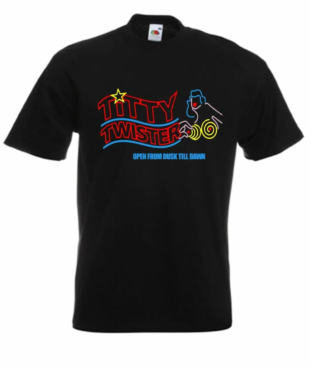 Titty Twister От заката до рассвета вампир фильм ужасов футболка крутая Повседневная