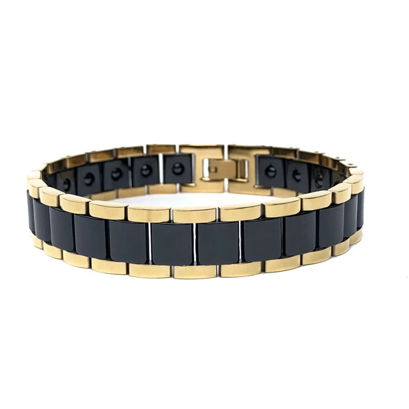 

2020 модный белый керамический браслет-цепочка для мужчин роскошный дизайн из нержавеющей стали очаровательные браслеты для женщин Свадебны...