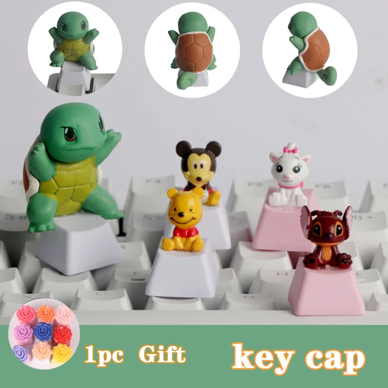 

Mechanical Keyboard Keycap Cute Cartoon Animation Keyboard Cap Replacement Accessories Game Personality Single R4 ESC Keycap
