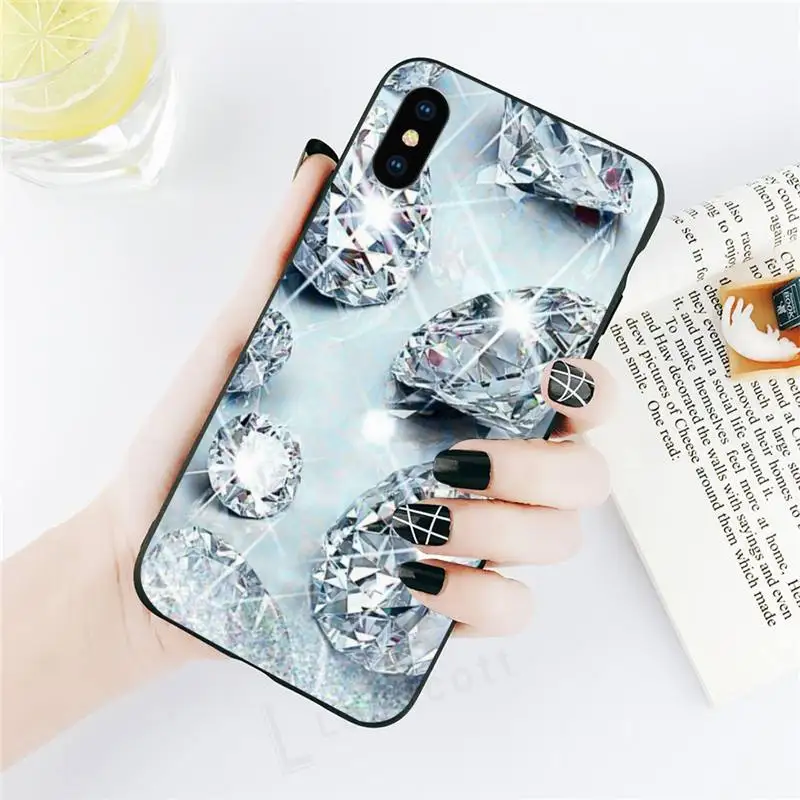 

Crystal Cool Diamond painting Phone Case for iPhone 11 12 mini pro XS MAX 8 7 6 6S Plus X 5S SE 2020 XR