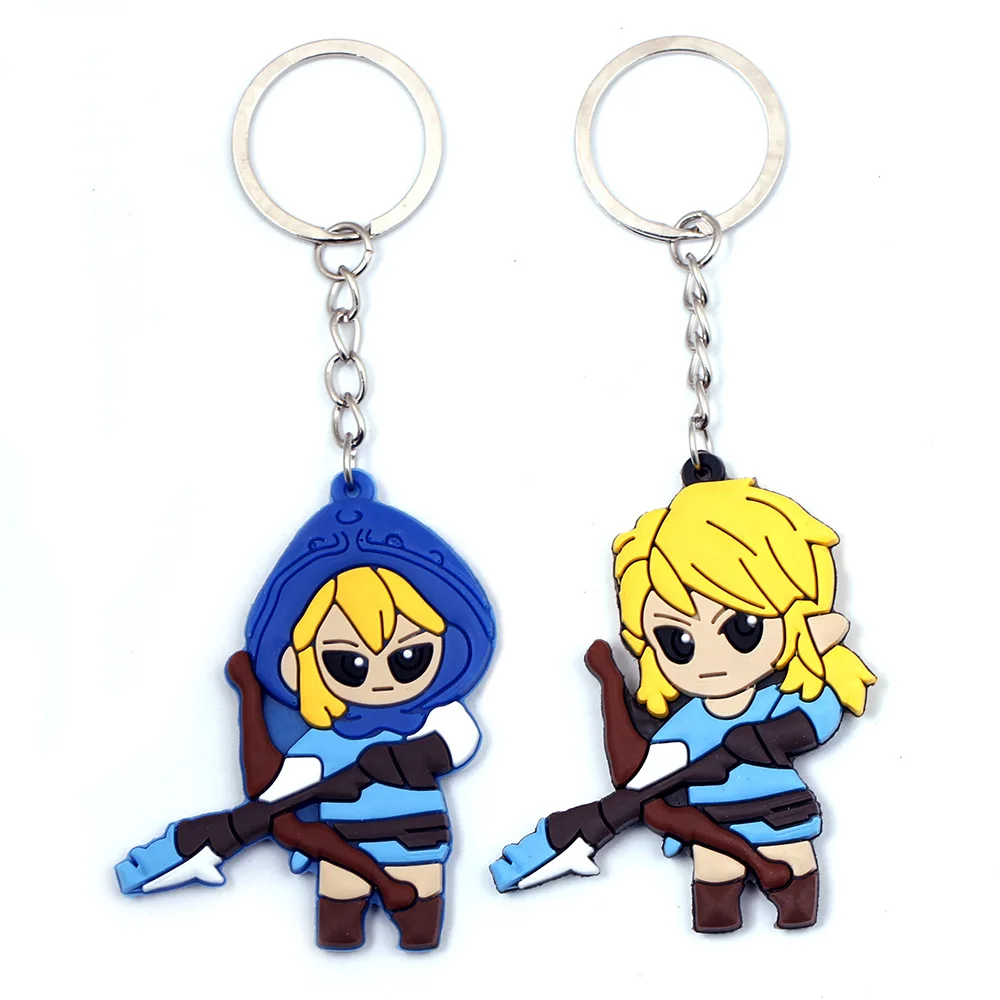 Горячая Распродажа брелок с рисунком из игры металлический цепочка для ключей