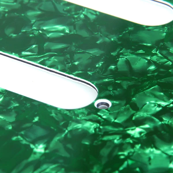 Green Pearloid 3 Ply 11 Отверстие Защита от царапин пластина SSS для электрогитары|Детали и