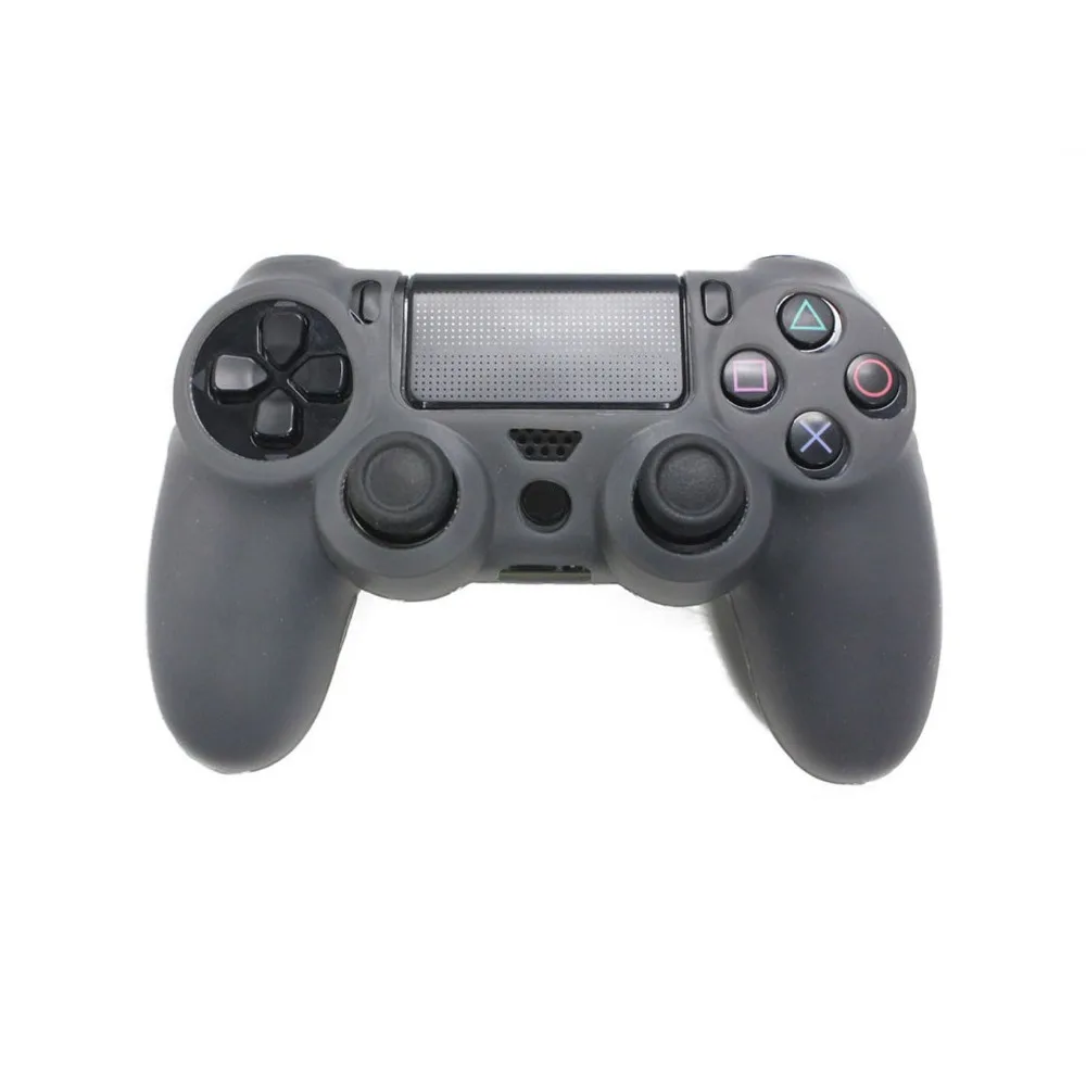 Серый Для PS4 sony Playstation 4 Slim/Pro Чехол для контроллера силиконовый мягкий гибкий гелевый резиновый чехол для PS4 аксессуар контроллера - Цвет: Серый
