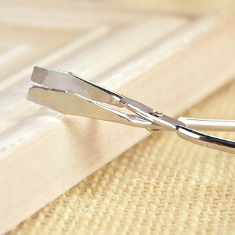 1 шт. нержавеющая сталь ножницы для удаления ресниц эпиляции плоский наконечник
