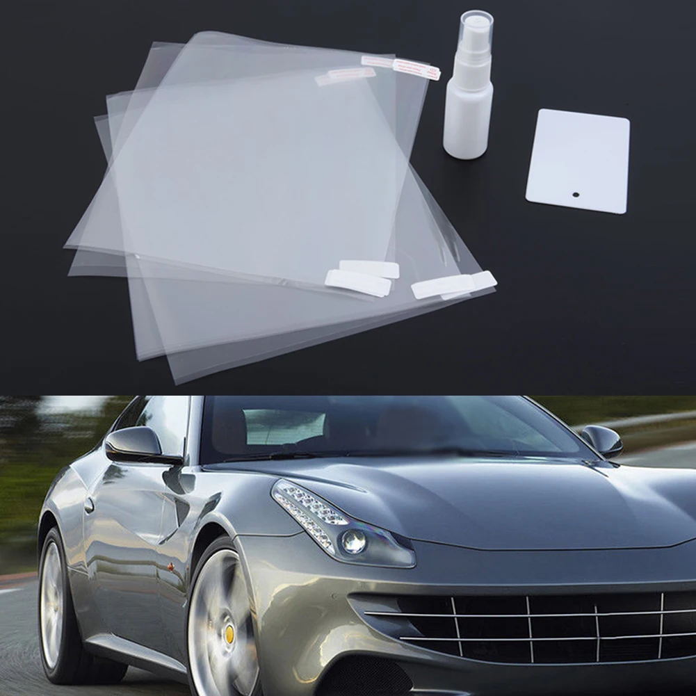 4 шт. Автомобильная противотуманная непромокаемая наклейка на зеркало заднего