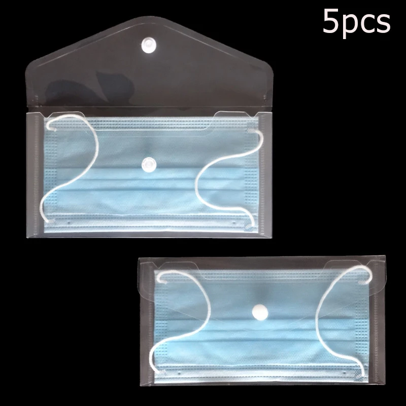 5 шт. маска ящик для хранения Маска Сохранить чехол Портативный коробка временным