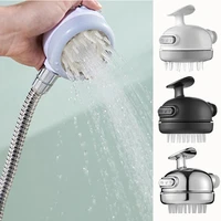 massage brush shower head multifunctional bathroom shower massager sprinkler hand held pet grooming shampoo brush sprinkler