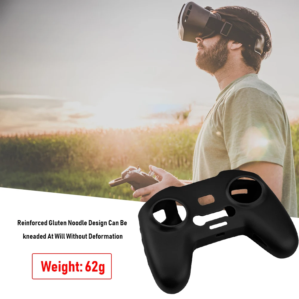 Силиконовый чехол накладка на шею для DJI FPV комбинированный протектор пульта