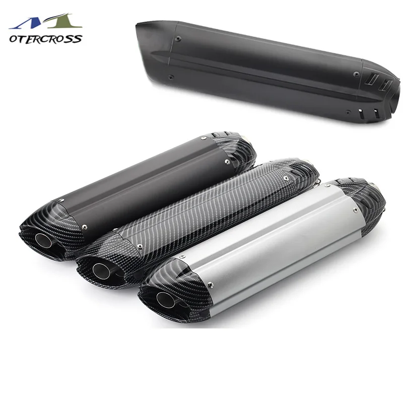 Универсальный глушитель выхлопной трубы мотоцикла 51 мм для Kawasaki Er6n Sv650 Crf 230 Z800 R1